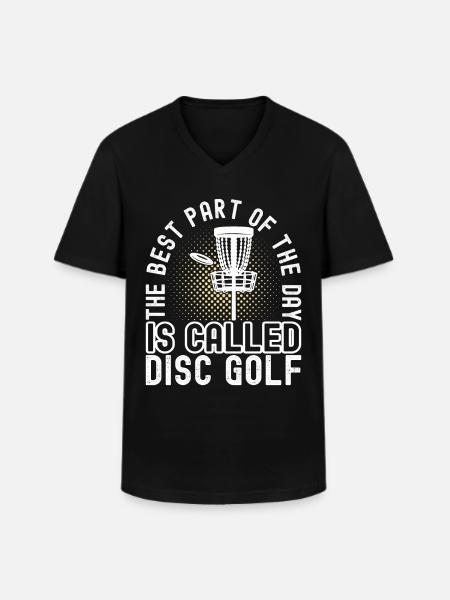 Disc Golf Disc Golfer - Men's V-Neck T-Shirt - black