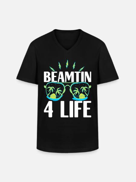 Beamter Beamtin Verbeamtung - Männer-T-Shirt mit V-Ausschnitt - Schwarz