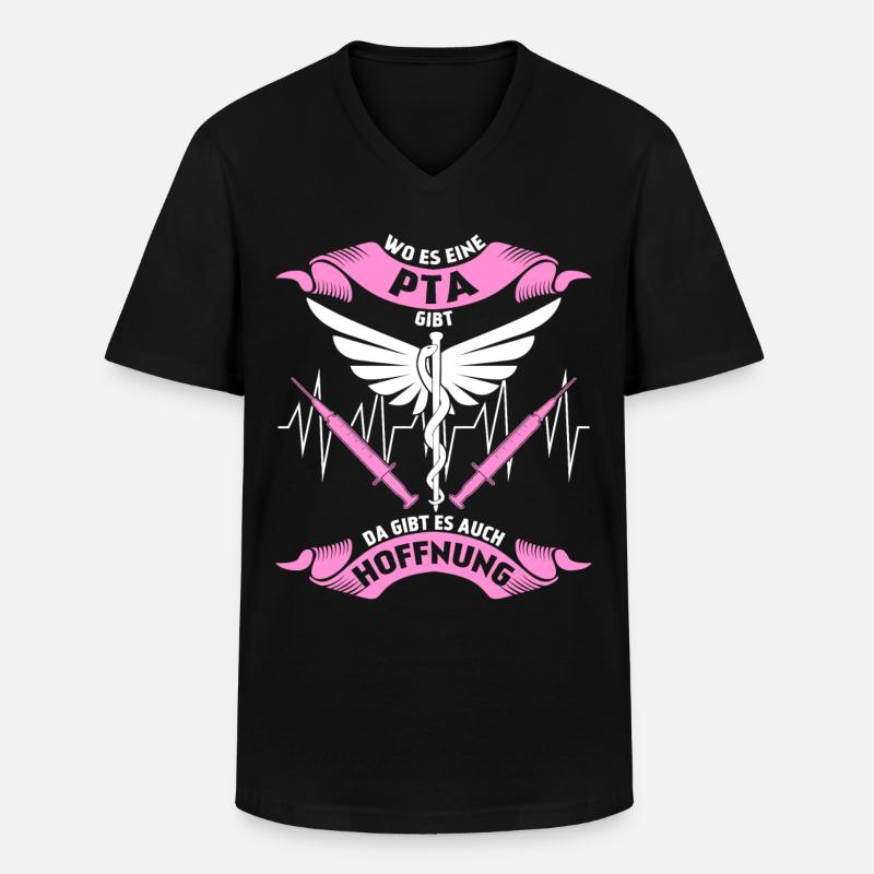 Pharmazeutisch technische Assistentin - Männer-T-Shirt mit V-Ausschnitt - Schwarz
