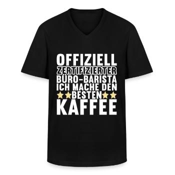Abschiedsgeschenk Jobwechsel Kollegen - Männer-T-Shirt mit V-Ausschnitt - Schwarz - Vorne - AI Model Male 178 dark (178cm)