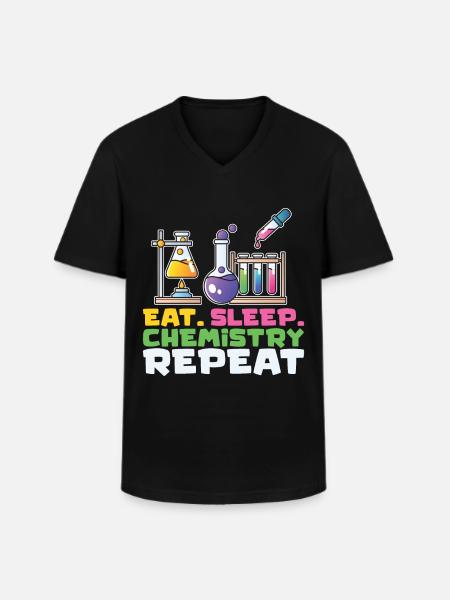 Scientist Chemist Physicist Physics Gift - Men's V-Neck T-Shirt - black