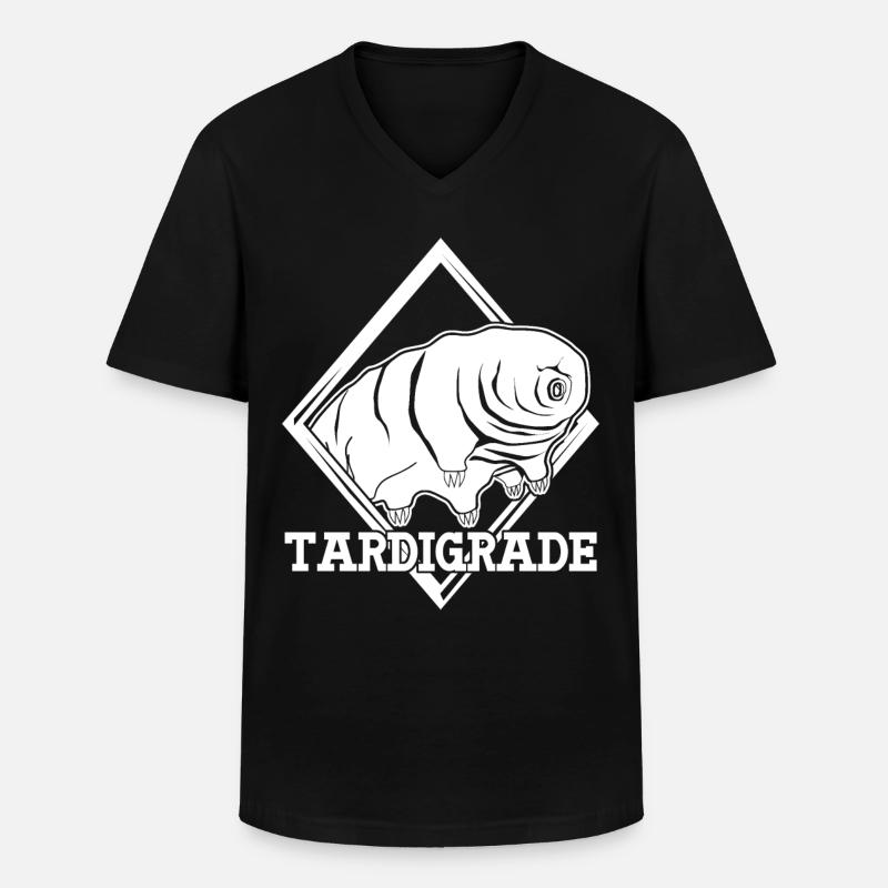 Tardigrade Wasserbär Tardigrades - Männer-T-Shirt mit V-Ausschnitt - Schwarz