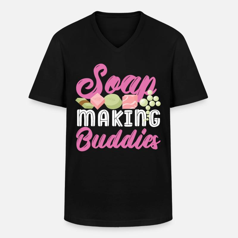 Soap Making Crafting Soap Making - Männer-T-Shirt mit V-Ausschnitt - Schwarz