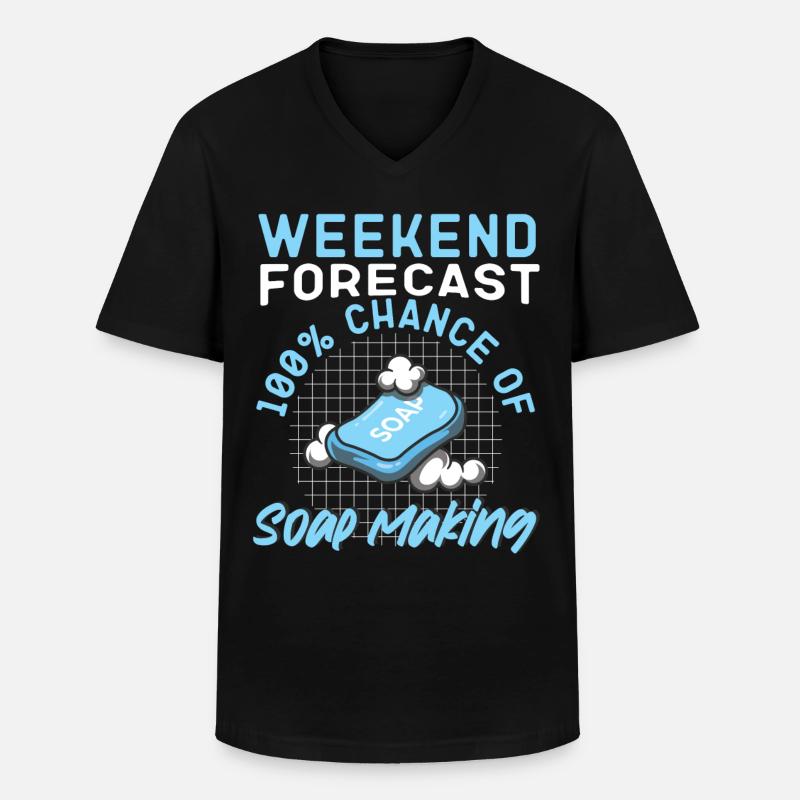 Soap Making Crafting Weekend - Männer-T-Shirt mit V-Ausschnitt - Schwarz