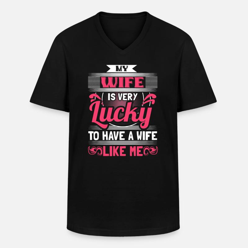 Homo Ehe Lesben Liebe Geschenk - Männer-T-Shirt mit V-Ausschnitt - Schwarz