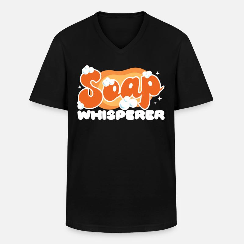 Soap Making Crafting Soap - Men's V-Neck T-Shirt - black