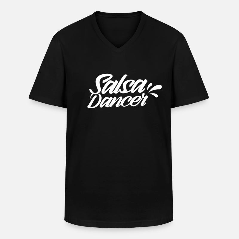 Salsa Dancer Dance Dance Hobby - Men's V-Neck T-Shirt - black