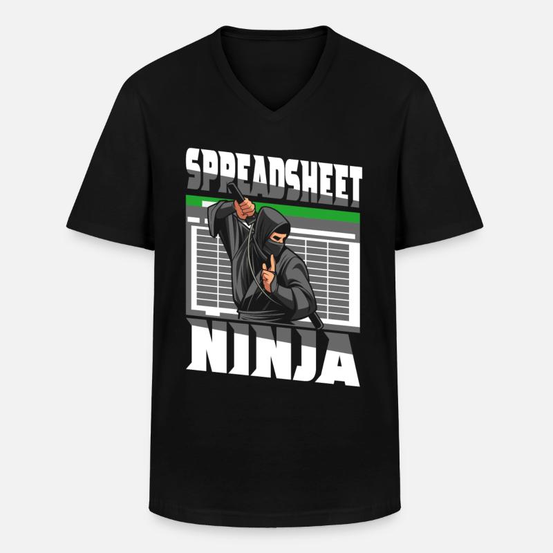 Comptable Comptable Comptable Comptabilité - T-shirt col V Homme - noir