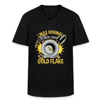 Gold Miners Gold Seekers Gold Diggers - Men's V-Neck T-Shirt - black - Front - AI Model Male 178 dark (178cm)