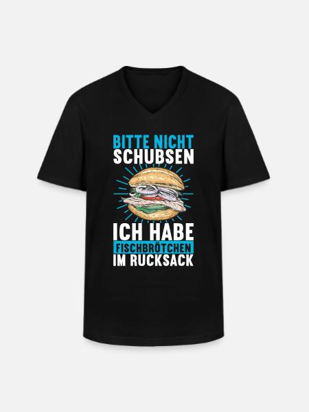 Ostsee Heimat Norddeutschland - Männer-T-Shirt mit V-Ausschnitt - Schwarz