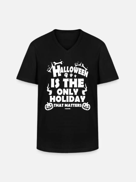 Halloween Costume - Men's V-Neck T-Shirt - black
