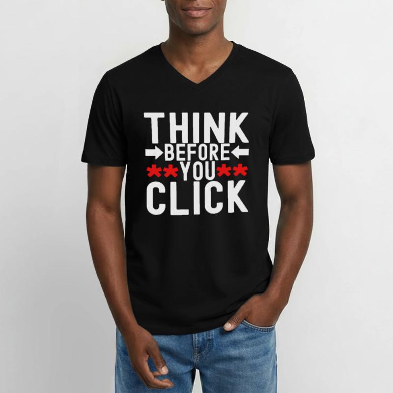 Programmierer Cyber Security Männer-T-Shirt mit V-Ausschnitt