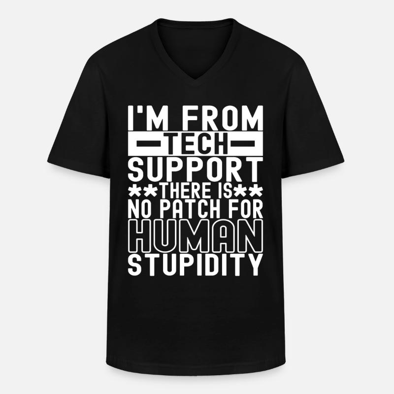Programmer Cyber Security - Men's V-Neck T-Shirt - black