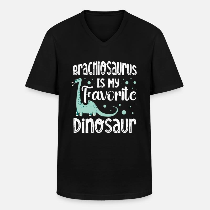 Brachiosaurus Ist Meine - Männer-T-Shirt mit V-Ausschnitt - Schwarz