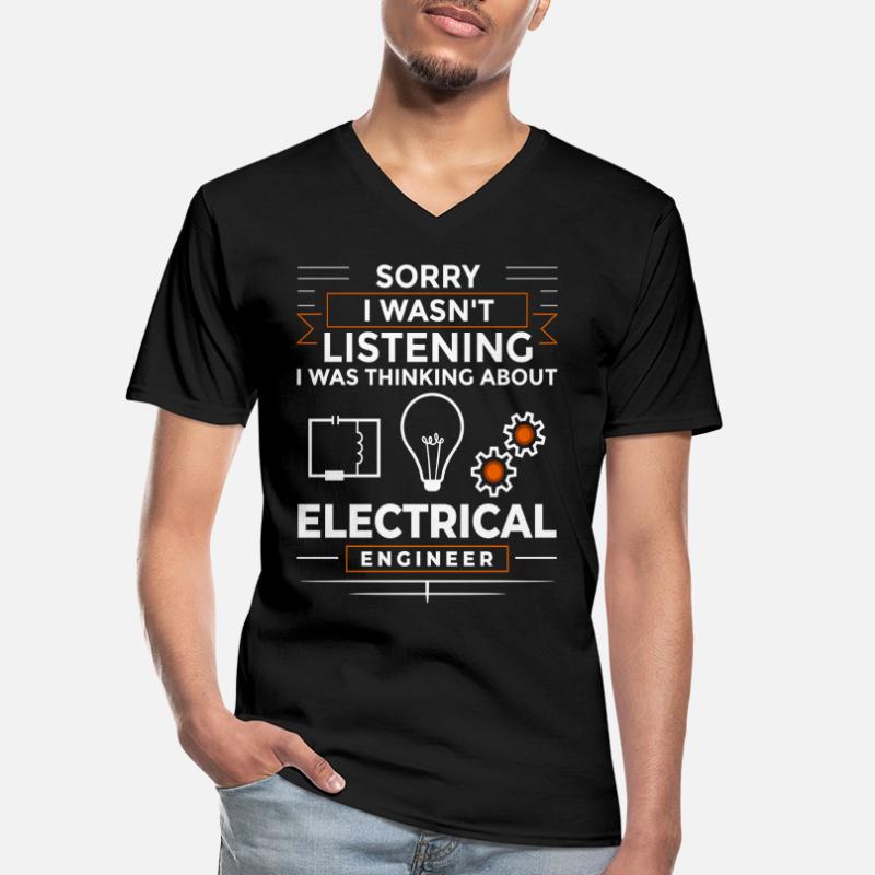 Electrical Engineering Engineer Research Development Men's V-Neck T-Shirt