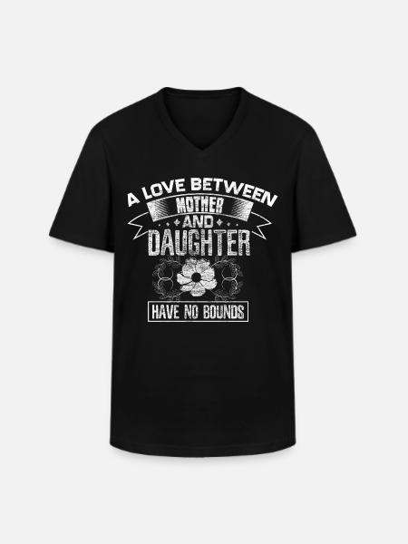 Mutter und Tochter Geschenkidee - Männer-T-Shirt mit V-Ausschnitt - Schwarz