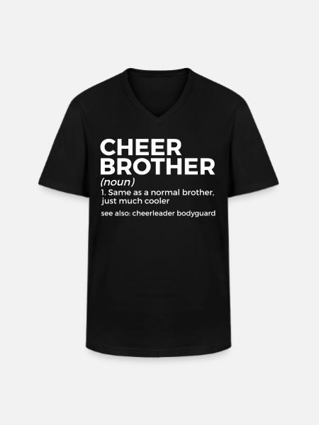 Cheerleader Cheerleading - Men's V-Neck T-Shirt - black