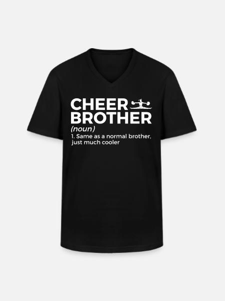 Cheerleader Cheerleading - Männer-T-Shirt mit V-Ausschnitt - Schwarz