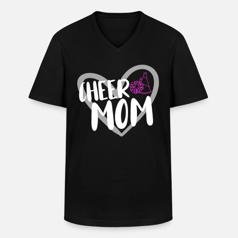 Cheerleader Cheerleading - Männer-T-Shirt mit V-Ausschnitt - Schwarz
