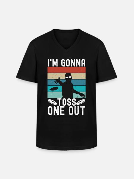Disc Golf Disc Golfer - Men's V-Neck T-Shirt - black