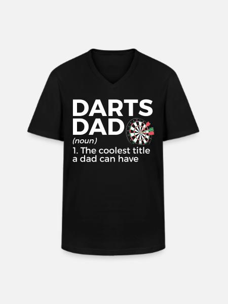 Darts Player Darts - Men's V-Neck T-Shirt - black