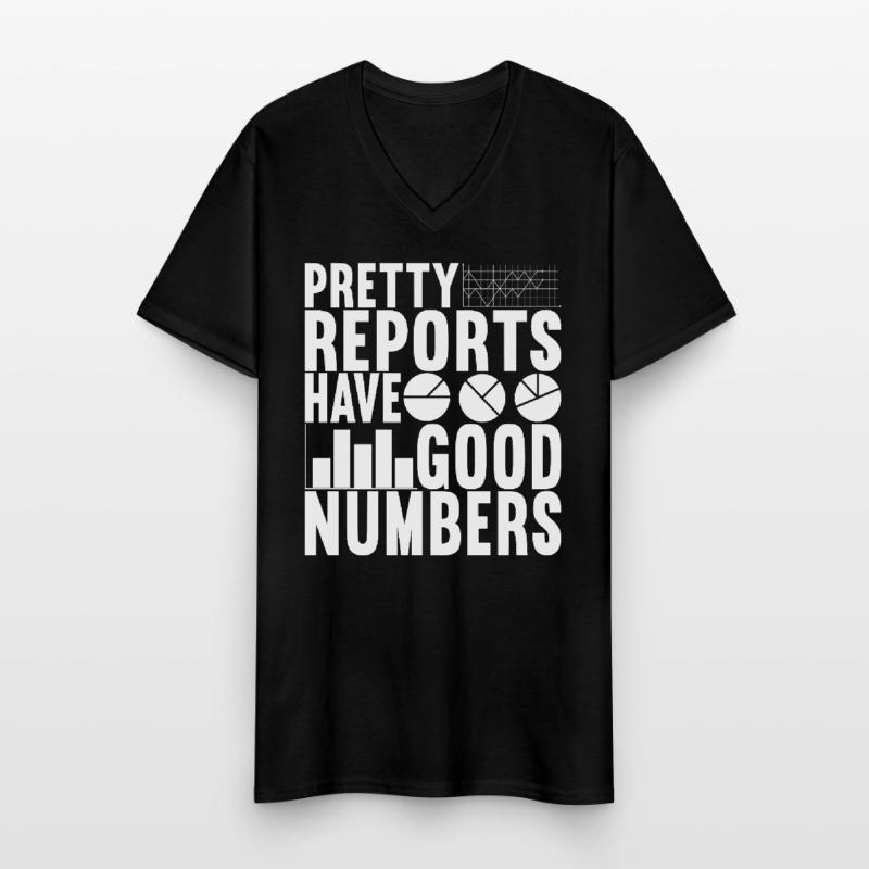 Data Scientist Data Analyst Men's V-Neck T-Shirt