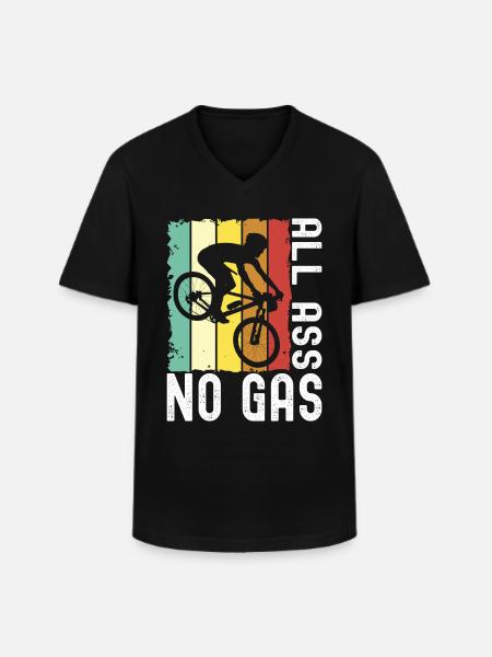 Bicycle cyclists - Men's V-Neck T-Shirt - black