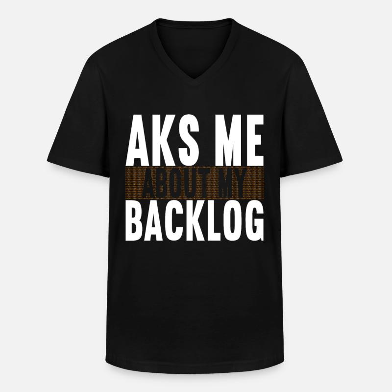 Programmierer Informatiker - Männer-T-Shirt mit V-Ausschnitt - Schwarz