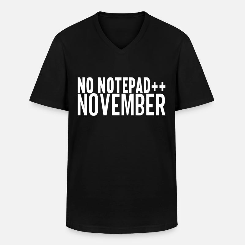 Programmer Computer Scientist - Men's V-Neck T-Shirt - black