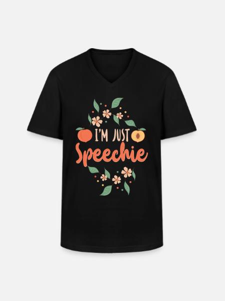 Speech Therapist Therapy Assistant - Men's V-Neck T-Shirt - black