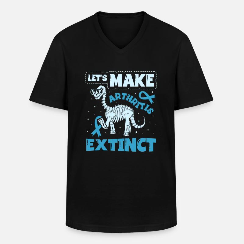 Transformons l’arthrite en - T-shirt col V Homme - noir