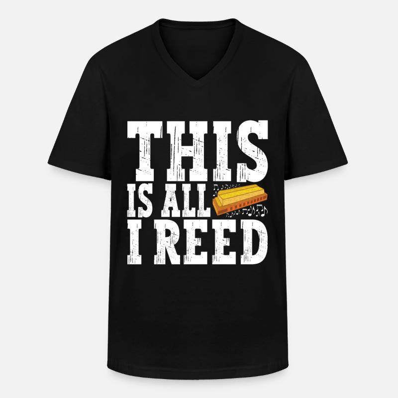 Harmonica Harmonica - Men's V-Neck T-Shirt - black