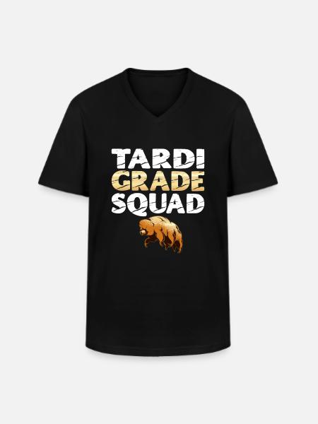 Tardigrade Squad Moss Piglet - Männer-T-Shirt mit V-Ausschnitt - Schwarz