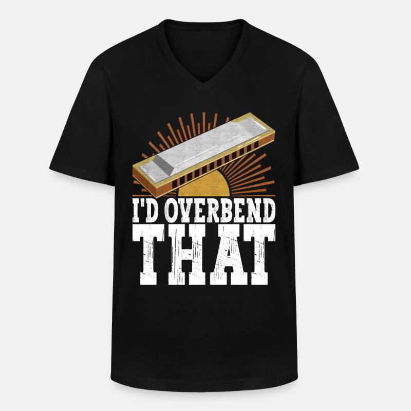 Harmonica Harmonica - Men's V-Neck T-Shirt - black