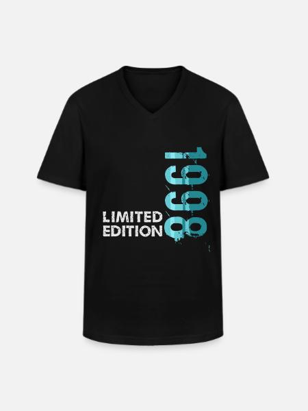 1998 Limited Edition - Men's V-Neck T-Shirt - black