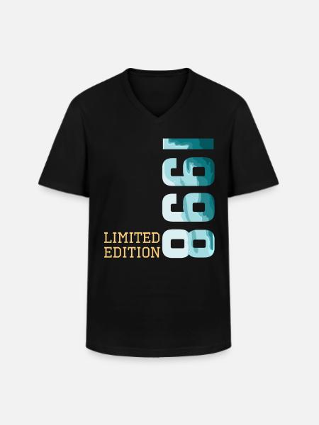 1998 Limited Edition - Men's V-Neck T-Shirt - black