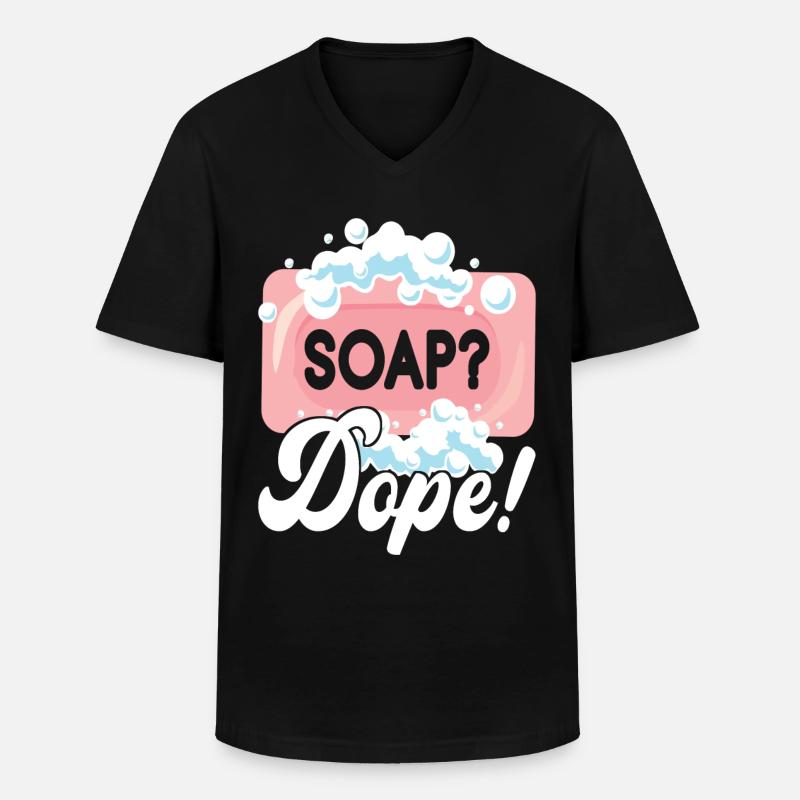 Soap maker soap making - Men's V-Neck T-Shirt - black