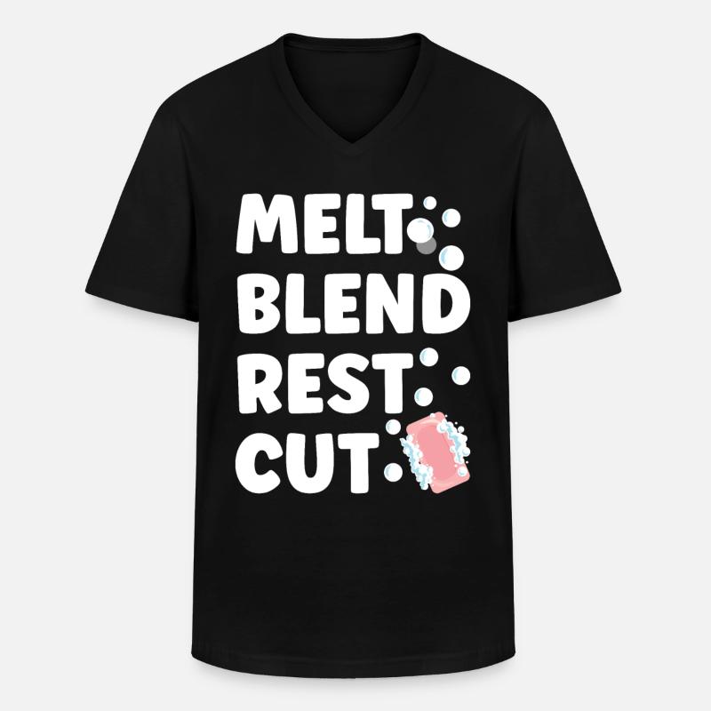 Soap maker soap making - Men's V-Neck T-Shirt - black