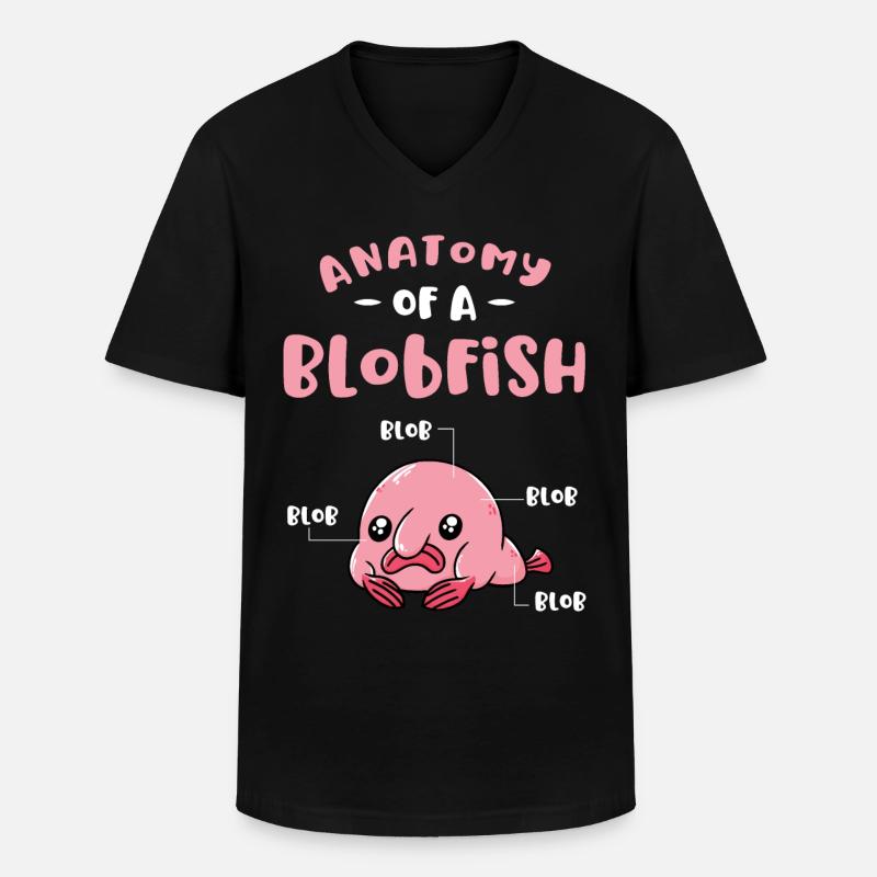 Anatomie Eines - Männer-T-Shirt mit V-Ausschnitt - Schwarz