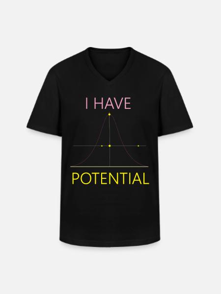 Future Physicist Science Nerd I - Men's V-Neck T-Shirt - black
