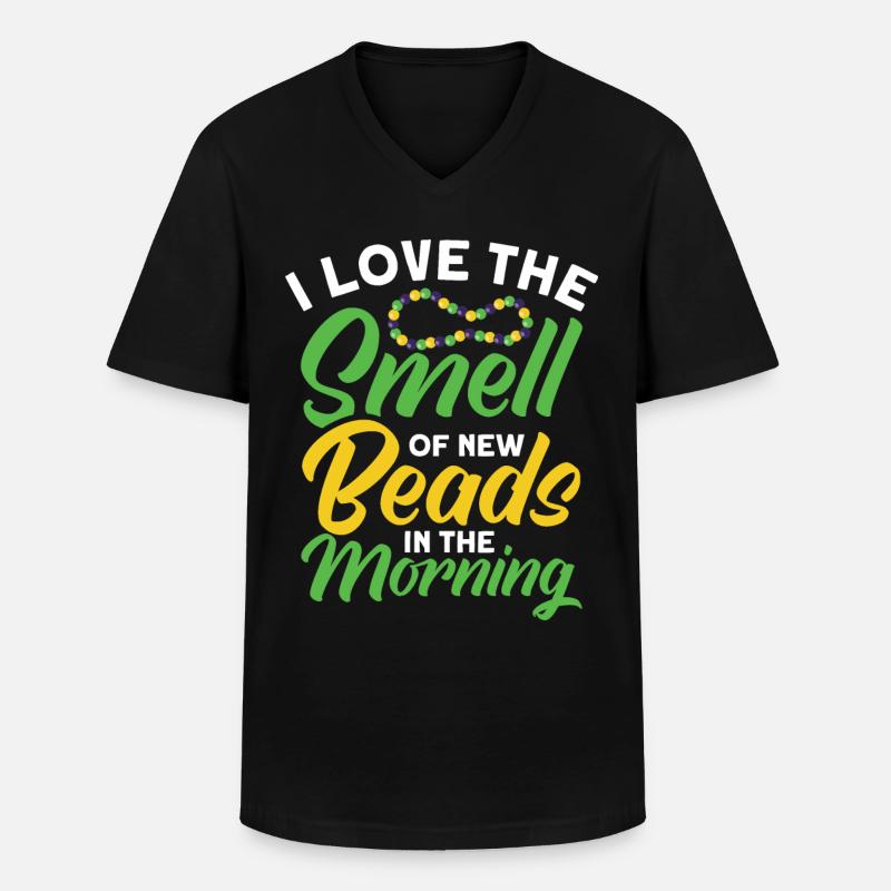 Perlen Perlensticken Juwelier Schmuckmacher - Männer-T-Shirt mit V-Ausschnitt - Schwarz