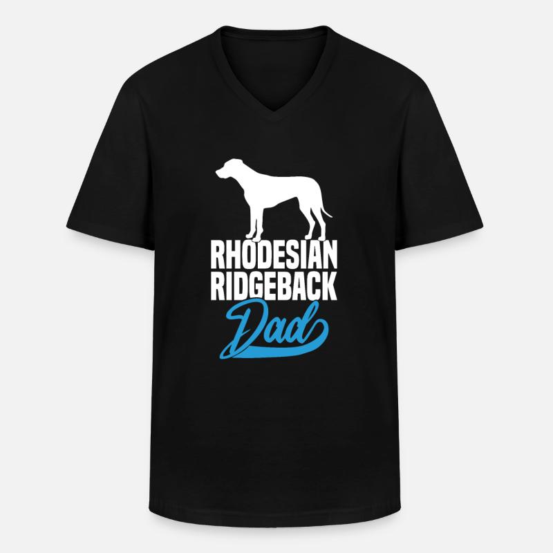 Rhodesian Ridgeback Dad - Men's V-Neck T-Shirt - black