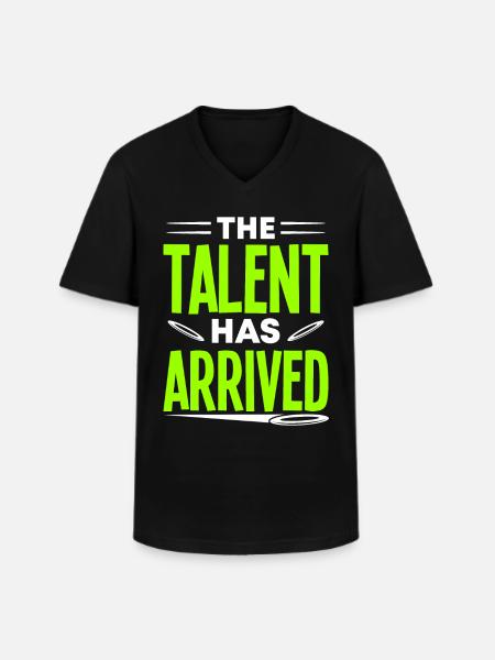 Diskuswurf Diskuswerfer Leichtathletik Diskus - Männer-T-Shirt mit V-Ausschnitt - Schwarz