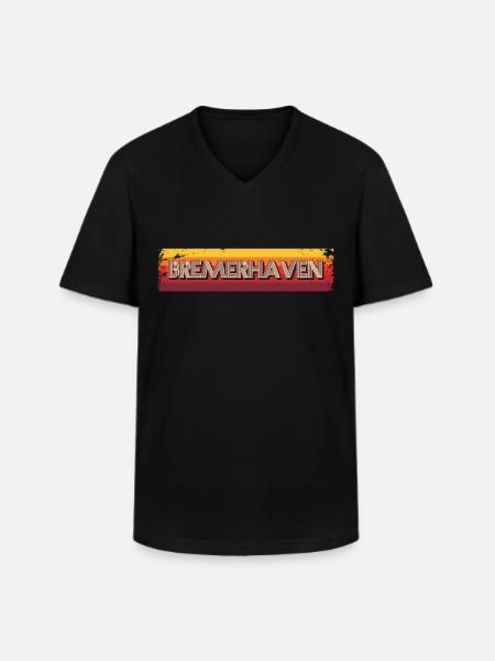 Bremerhavenerin Bremerhavener Bremerhaven - Men's V-Neck T-Shirt - black