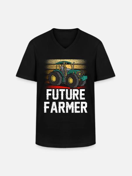 Future Farmer Farm Farmer Farmers - Men's V-Neck T-Shirt - black