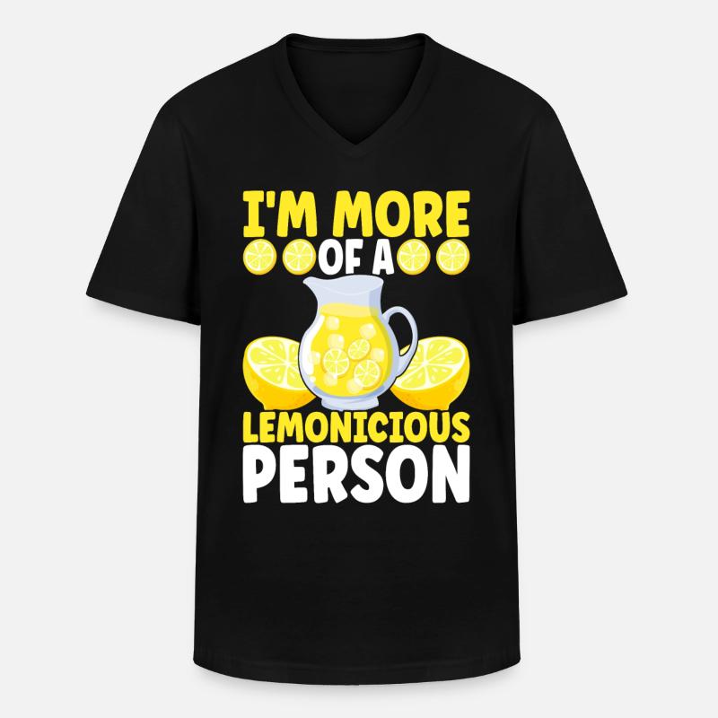 Limonade Limonadenstand - Männer-T-Shirt mit V-Ausschnitt - Schwarz
