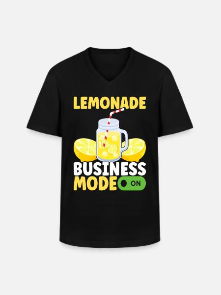 Lemonade Lemonade stand - Men's V-Neck T-Shirt - black
