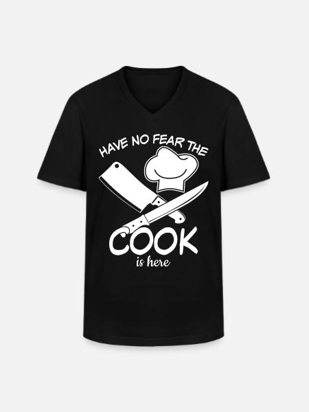 Cooking Chef's Hat Kitchen Chef - Men's V-Neck T-Shirt - black