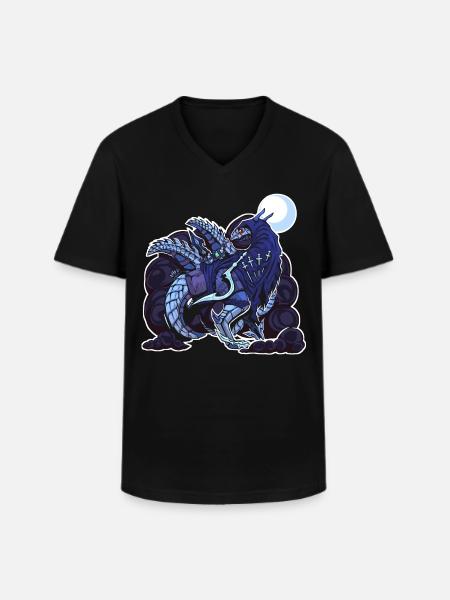 [STRANGER] Assassin w/o text - Männer-T-Shirt mit V-Ausschnitt - Schwarz