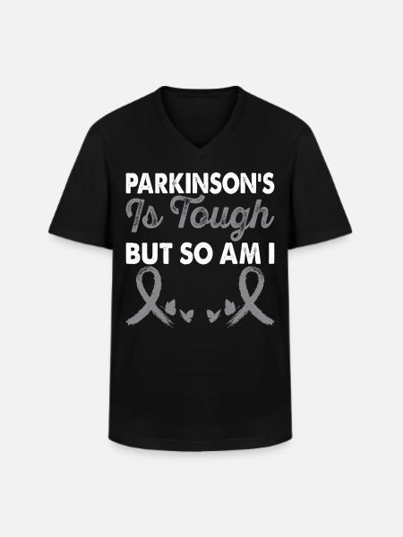 Parkinson's disease is harsh month of the - Men's V-Neck T-Shirt - black